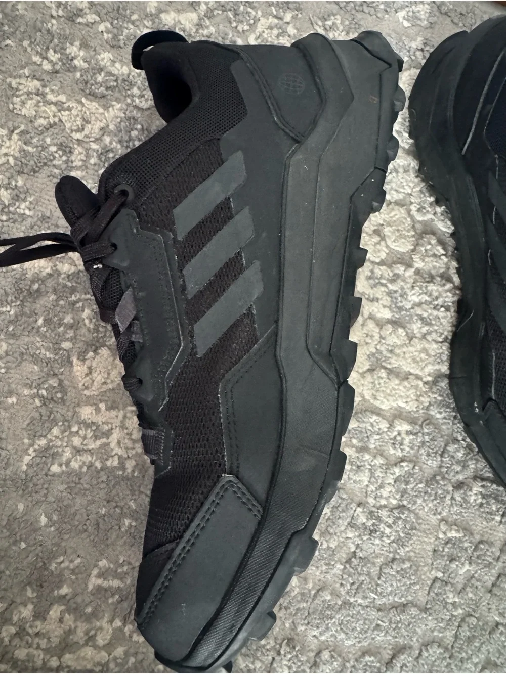 adidas Terrex All-Black Men's Trail Sneakers - Picture 3 of 3